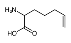 (D,l)-2-氨基-6-庚烯酸结构式