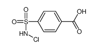 4-(chlorosulfamoyl)benzoic acid结构式