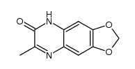3-methyl-6,7-methylenedioxy-2(1H)-quinoxalinone Structure