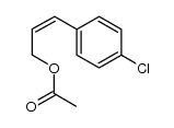 (Z)-3-(4-chlorophenyl)allyl acetate结构式
