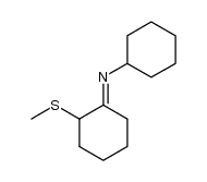 N-(2-(methylthio)cyclohexylidene)cyclohexanamine Structure