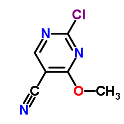 2-氯-4-甲氧基嘧啶-5-甲腈结构式