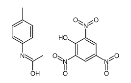 N-(4-methylphenyl)acetamide,2,4,6-trinitrophenol结构式
