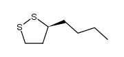 (S)-3-butyl-1,2-dithiolane结构式