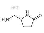 5-(氨基甲基)吡咯烷-2-酮盐酸盐结构式