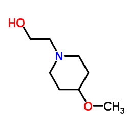 2-(4-Methoxy-1-piperidinyl)ethanol Structure