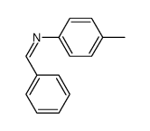 N-Benzylidene-p-toluidine Structure