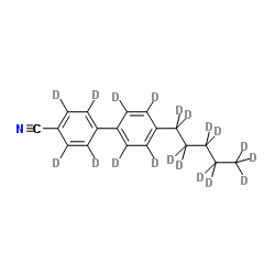 4’-正戊基-4-氰基联苯-D19结构式