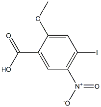 4-Iodo-2-methoxy-5-nitro-benzoic acid结构式