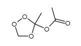 3-Acetoxy-3-methyl-1,2,4-trioxolan Structure