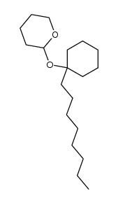 2-((1-octylcyclohexyl)oxy)tetrahydro-2H-pyran Structure