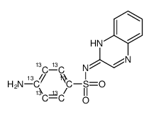 磺胺喹喔啉-13C6 标准结构式
