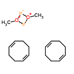 Di-μ-Methoxobis(1,5-cyclooctadiene)diiridiuM(I) Structure
