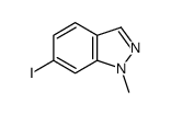6-碘-1-甲基-1H-吲唑结构式