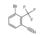 3-bromo-2-(trifluoromethyl)benzonitrile Structure