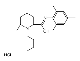 (2S,6S)-1-butyl-6-methyl-N-(2,4,6-trimethylphenyl)piperidine-2-carboxamide,hydrochloride Structure
