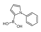 (1-phenylpyrrol-2-yl)boronic acid Structure