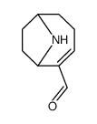 9-Azabicyclo[4.2.1]non-2-ene-2-carboxaldehyde, (1R)- (9CI)结构式