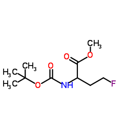 Methyl 4-fluoro-2-({[(2-methyl-2-propanyl)oxy]carbonyl}amino)butanoate picture