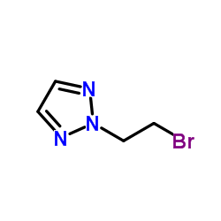 2-(2-溴乙基)-2H-1,2,3-三氮唑结构式