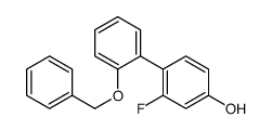 3-fluoro-4-(2-phenylmethoxyphenyl)phenol结构式