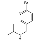 6-溴-N-(1-甲基乙基)-3-吡啶甲胺结构式