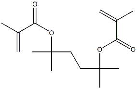 2,5-二甲基-2,5-己二醇二甲基丙烯酸酯结构式