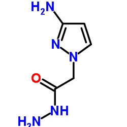 2-(3-Amino-1H-pyrazol-1-yl)acetohydrazide Structure