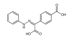 phenylhydrazone of 1,4-benzenemonoketodicarboxylic acid Structure
