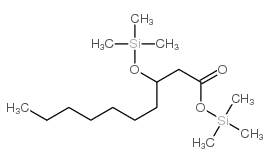 Trimethylsilyl 3-[(trimethylsilyl)oxy]decanoate Structure