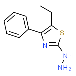 5-ETHYL-4-PHENYL-2(3H)-THIAZOLONE HYDRAZONE Structure