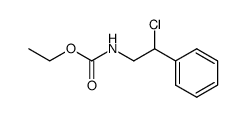 ethyl (2-chloro-2-phenylethyl)carbamate结构式