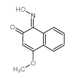 4-亚硝基间苯二酚1-单甲醚结构式