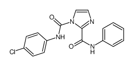 1-N-(4-chlorophenyl)-2-N-phenylimidazole-1,2-dicarboxamide结构式