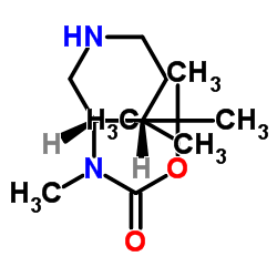 N-甲基-N-[(3S,4S)-4-甲基哌啶-3-基]氨基甲酸叔丁酯结构式