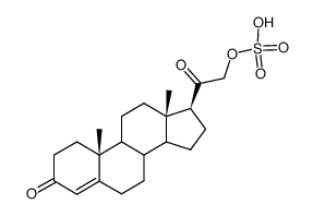 deoxycorticosterone sulfate Structure