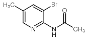 2-acetylamino-3-bromo-5-methylpyridine& Structure