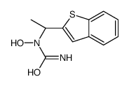1-[(1R)-1-(1-benzothiophen-2-yl)ethyl]-1-hydroxyurea Structure