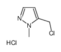 1-甲基-5-(氯甲基)吡唑盐酸盐结构式