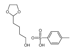 4-(1,3-dioxolan-2-yl)butan-1-ol,4-methylbenzenesulfonic acid结构式