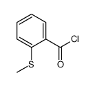 2-methylsulfanylbenzoyl chloride Structure