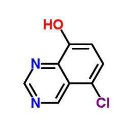 5-Chloro-8-quinazolinol结构式