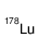 lutetium-178 Structure