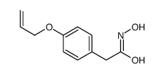 4-(2-Propenyloxy)benzeneacetohydroxamic acid结构式