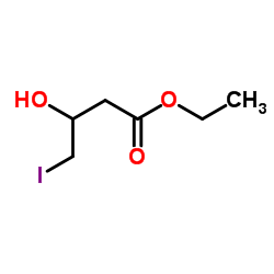 Ethyl 3-hydroxy-4-iodobutanoate Structure