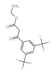 3-[3,5-双(三氟甲基)苯基]-3-氧丙酸乙酯结构式