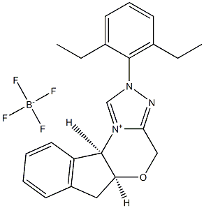 (-)-茚胺醇2,6-二乙基苯肼三氮唑结构式