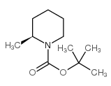 (S)-(+)-N-(叔丁氧羰基)-2-甲基哌啶结构式