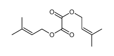 bis(3-methylbut-2-enyl) oxalate结构式