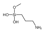3-[dihydroxy(methoxy)silyl]propan-1-amine Structure